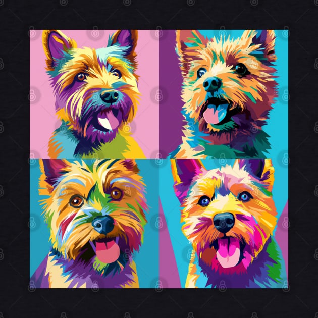 Norwich Terrier Pop Art - Dog Lover Gifts by PawPopArt